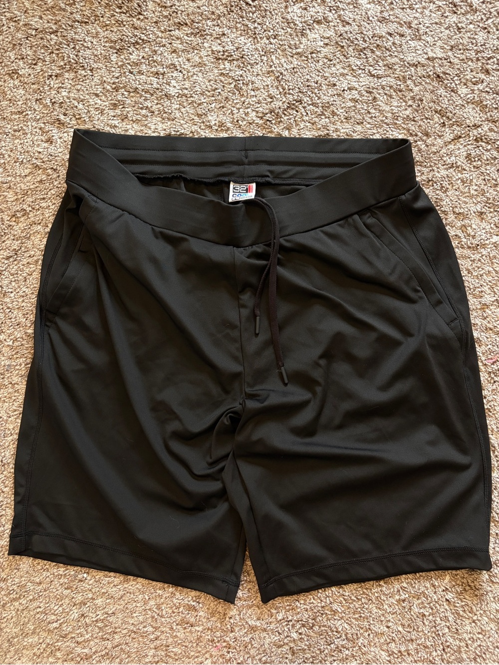 Men’s Large 32 Degrees Cool Black Athletic Shorts